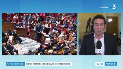 Affaire Benalla : les députés votent les deux motions de censure contre le gouvernement