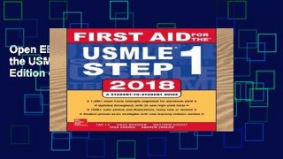 Open EBook First Aid for the USMLE Step 1 2018, 28th Edition online