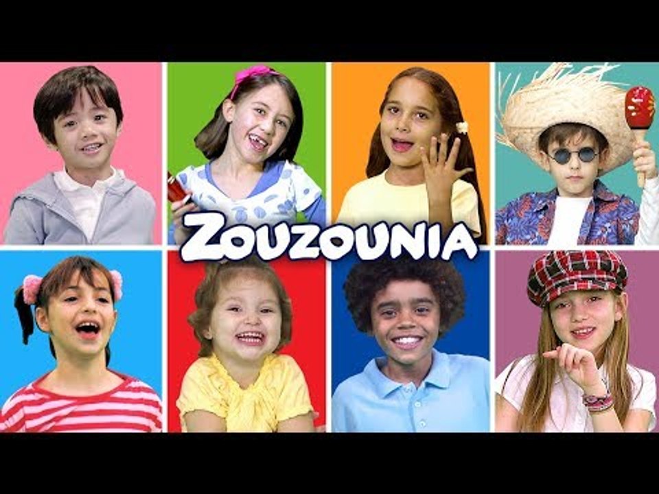 Kids Singing for Kids #4  Νursery Rhymes & Baby Songs by #ZouzouniaTV