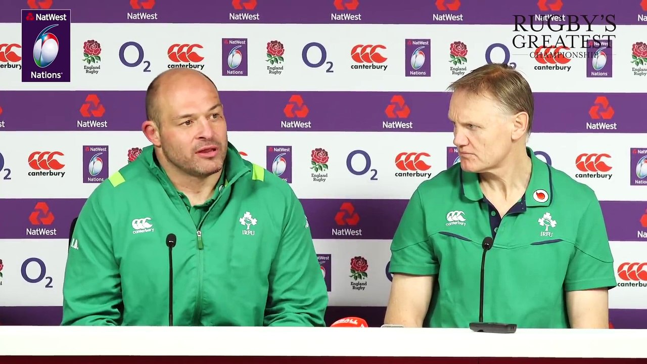 Press Conference Joe Schmidt and Rory Best after Grand Slam success