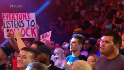 WWE Raw 7_30_18- Brock Lesnar F5 Kurt Angle - YouTube