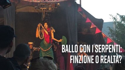 La donna dei serpenti è in realtà...