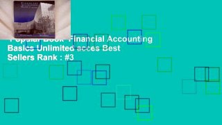 Popular Book  Financial Accounting Basics Unlimited acces Best Sellers Rank : #3