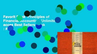Favorit Book  Principles of Financial Accounting Unlimited acces Best Sellers Rank : #3