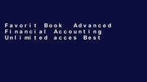 Favorit Book  Advanced Financial Accounting Unlimited acces Best Sellers Rank : #3