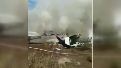 멕시코 여객기 사고..."수십 명 부상" / YTN