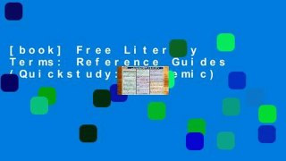 [book] Free Literary Terms: Reference Guides (Quickstudy: Academic)