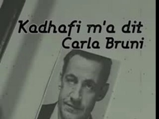 Y'a Kadhafi qui m'a dit - Carla Bruni