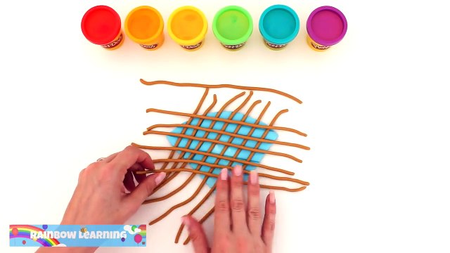 Play Doh How to Make a Rainbow Glitter Ice Cream * Fun Creative For Kids * RainbowLearning