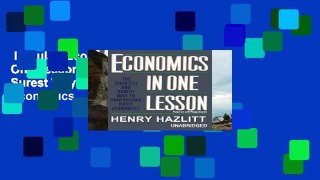 Popular  Economics in One Lesson: The Shortest and Surest Way to Understand Basic Economics