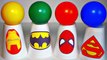 Balls Surprise Cups Spiderman Iron Man Superman Batman Marvel Surprise Eggs LEARNING COLOR