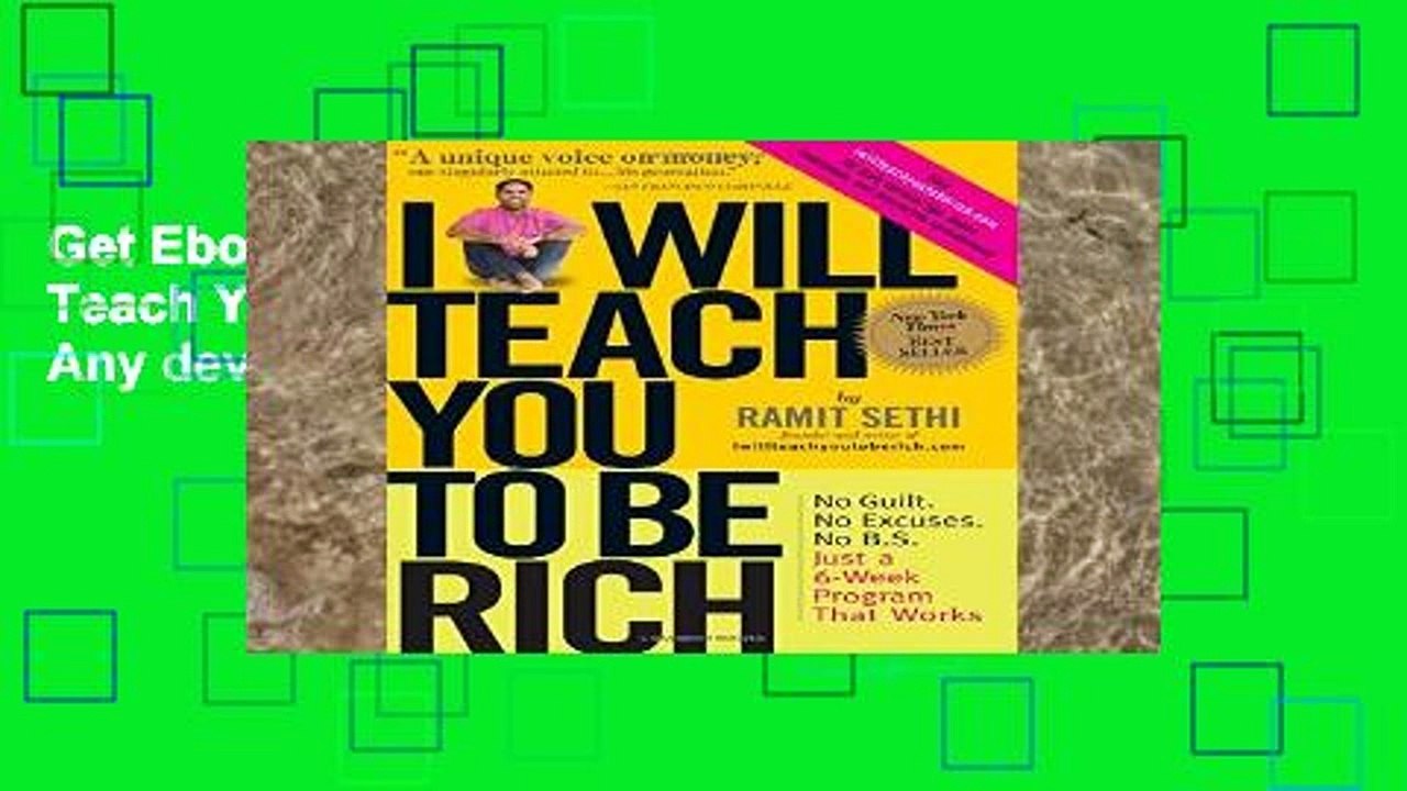 Get Ebooks Trial I Will Teach You to Be Rich For Any device