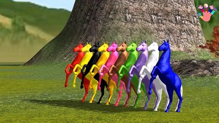 3D Horse Colors Songs for Preschool Kids Toddlers | Learn Colors for Children With 3D Hors