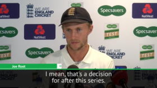 Decision on Stokes regaining vice-captaincy is 'above my head' - Root
