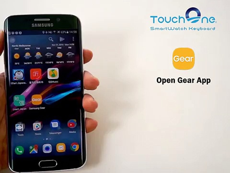 TouchOne Keyboard for Samsung Gear S3 is now available on Samsung app Store