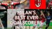 How does Higuain compare to Milan's best goalscorers?