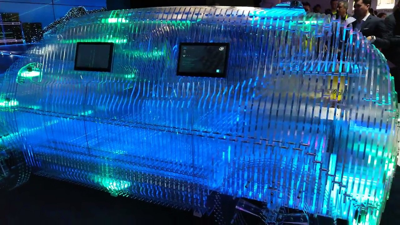 Intel 5G Technology - Future of Driving, CES 2018 [4K Video]