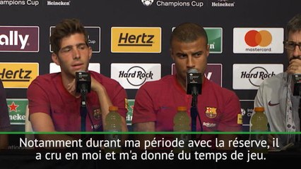 Barcelone - Sergi Roberto: "Luis Enrique a été très important dans ma progression"