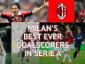 How does Higuain compare to Milan's best goalscorers?