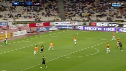 Anastasios Bakasetas Goal HD - AEK Athens FC (Gre) 2-1 Galatasaray (Tur) 31.07.2018