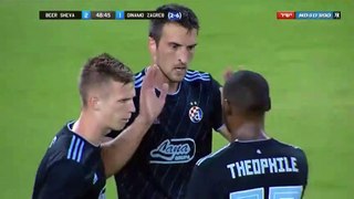 Mario Budimir Goal - Hapoel Beer Sheva vs Dinamo Zagreb 2-1 31/07/2018