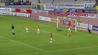 Marko Livaja Goal - AEK Athens FC vs Galatasaray 1-1  31/07/2018