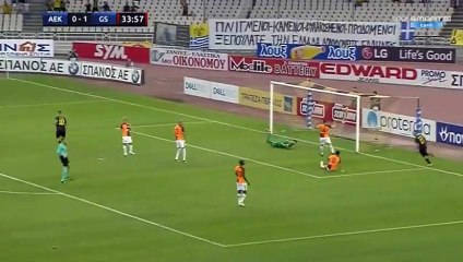 Marko Livaja Goal - AEK Athens FC vs Galatasaray 1-1  31/07/2018