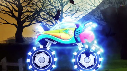 Police Car VS Scary Monster Car | Monster Truck Series | Real City Heroes For Kids