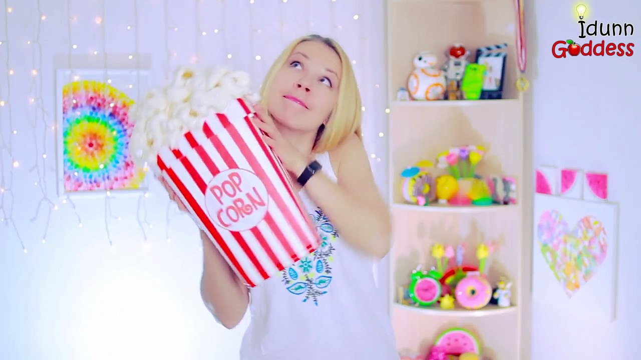 How To Make A Giant Popcorn Storage Bucket – DIY Giant Non edible Popcorn