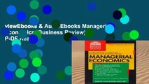 viewEbooks & AudioEbooks Managerial Economics (Business Review) P-DF Reading