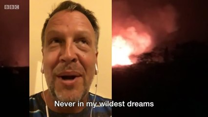 Hawaii volcano- When your home's next to a lava flow - BBC News