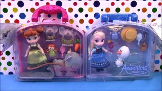 DISNEY FROZEN Mini Animators Collection Play Set Elsa Anna Surprise Egg and Toy Collector