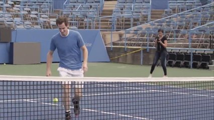 Citi Open - Murray testé au tennis-ballon par Rooney