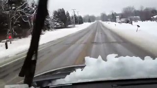 Driving on black ice