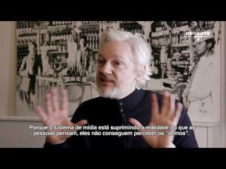 [NocauteTV] TVT transmite a entrevista de Julian Assange a Fernando Morais.