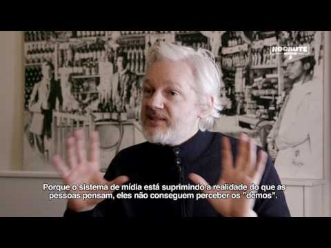[NocauteTV] TVT transmite a entrevista de Julian Assange a Fernando Morais.