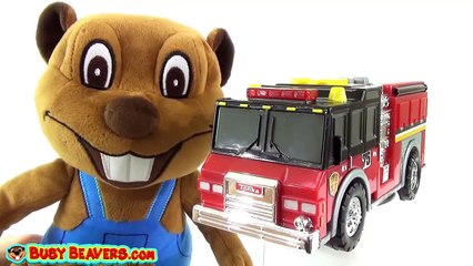 SUPER CIRCUS 3D Color Cars Jump | Learn Colours, Toy Surprise by Busy Beavers