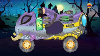 scary monster truck | halloween | videos for kids | monster trucks