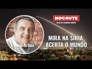 QUANDO TRUMP RESOLVEU MANDAR 105 MÍSSEIS PARA ATACAR A SÍRIA ELE FEZ UM ATAQUE À TODA HUMANIDADE