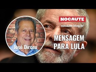 ZÉ DIRCEU: "A ELITE NÃO SUPORTA SABER QUE O POVO ESTÁ COM LULA"