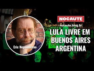 É IMPACTANTE A REPERCUSSÃO DA SITUAÇÃO DO LULA NO MUNDO INTEIRO