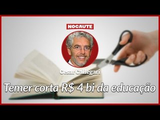 ENQUANTO O EXÉRCITO GASTA R$6,5 MI EM CAMARÃO E CAVIAR, TEMER CORTA R$4 BI DA EDUCAÇÃO