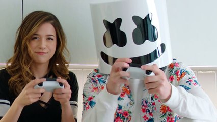 Making MINI PIZZA with POKIMANE | Cooking With Marshmello