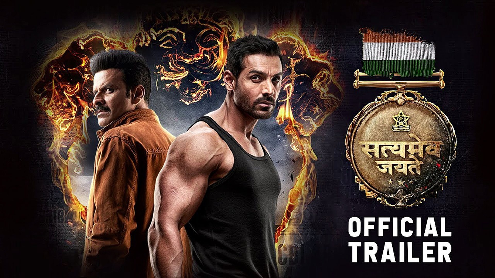 Satyameva Jayate Movie HD Trailer John Abraham Manoj Bajpayee Aisha S Milap Milan Zaveri Aug 2018