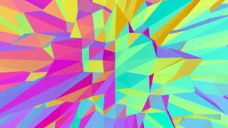 Dancing moving rainbow triangles - HD animated background #76