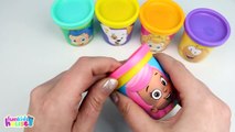 Bubble Guppies Play Doh Molds & Can Heads Learn Colors with Molly Gil Bubble Puppy Deema M