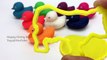 Learn Colors Play Doh Duck Cow Sheep Horse Molds Surprise Toys Disney Ooshies Baby Secrets