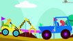 Car Dinosaur Digger Cartoons for Children Car Monster Truck : Emergency Vehicles Cartoons