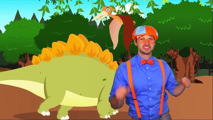Canción Los Dinosaurios por Blippi Español | Canciones Infantiles Dinosaurios para Niños