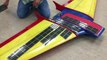 Organic solar cell powered RC plane / glider - solar cell mounting